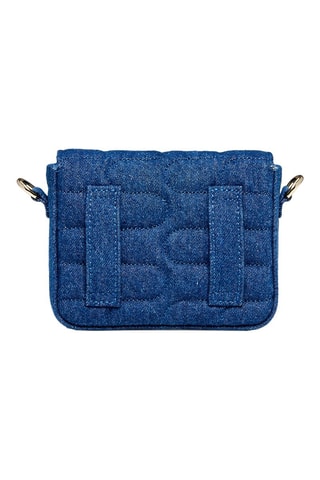 Sac bandoulière en jean Mimi Swirl - Bleu marine