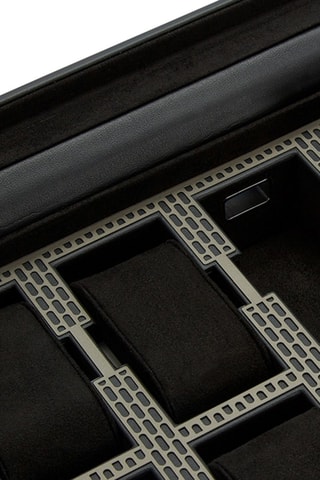 Coffret à montres en cuir vegan Axis - Noir