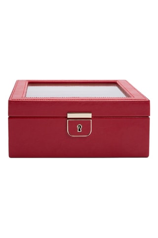 Coffret à montres en cuir Palermo - Rouge