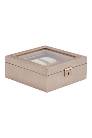 Coffret à montres en cuir Palermo - Doré rose