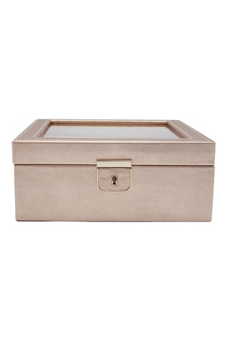 Coffret à montres en cuir Palermo - Doré rose