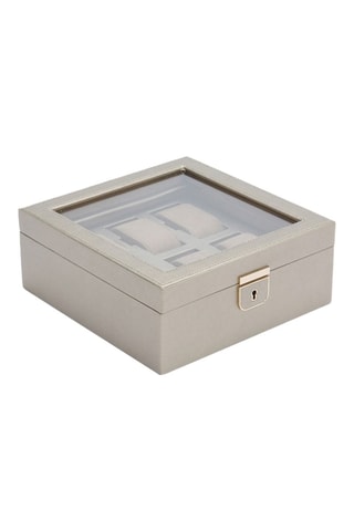 Coffret à montres en cuir Palermo - Gris