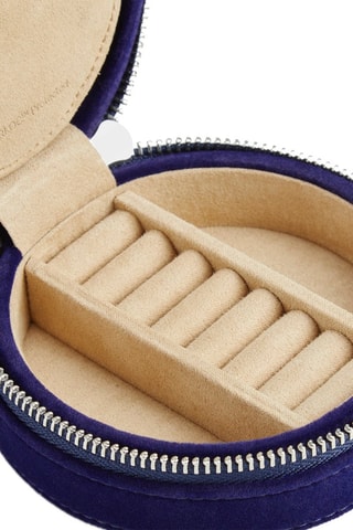 Boîte à bijoux en velours Royal - Bleu foncé