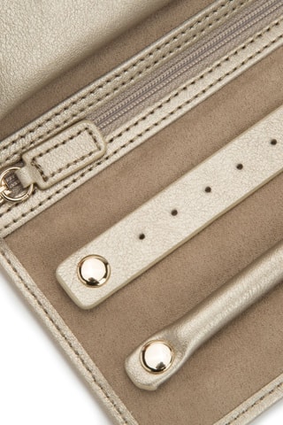 Pochette à bijoux en cuir Palermo - Gris clair