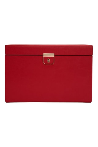 Boîte à bijoux en cuir Palermo - Rouge