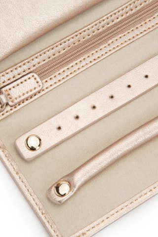 Pochette à bijoux en cuir Palermo - Doré rose