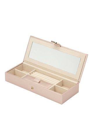 Boîte à bijoux en cuir Palermo - Rose