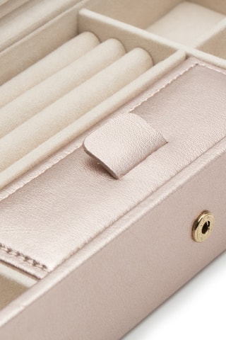 Boîte à bijoux en cuir Palermo - Rose