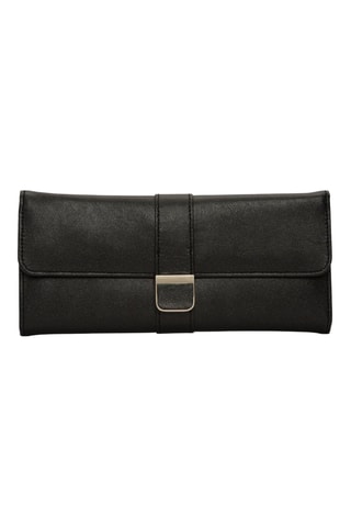 Pochette à bijoux en cuir Palermo - Noir et anthracite