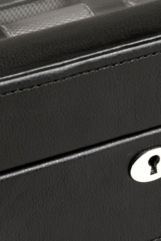 Ecrin pour 5 montres en cuir Windsor - Noir