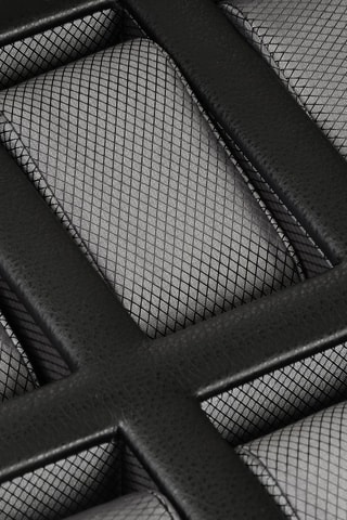 Ecrin pour 15 montres en cuir Windsor - Noir