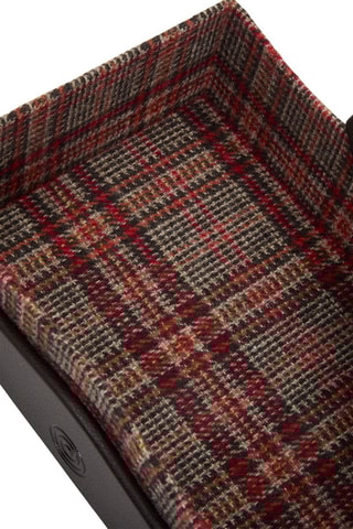 Boîte à accessoires en cuir vegan WM - Marron