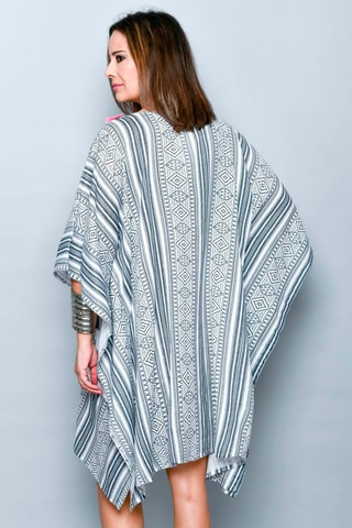 Vestido direito Preto e branco - Branco e preto