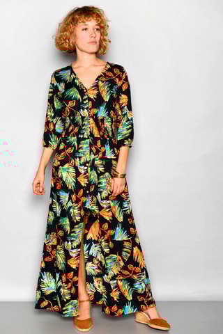 Vestido-camisa Preto - Preto