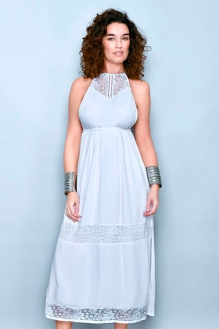 Vestido comprido Branco - Branco