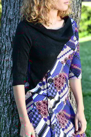 Vestido curto - Preto - Preto