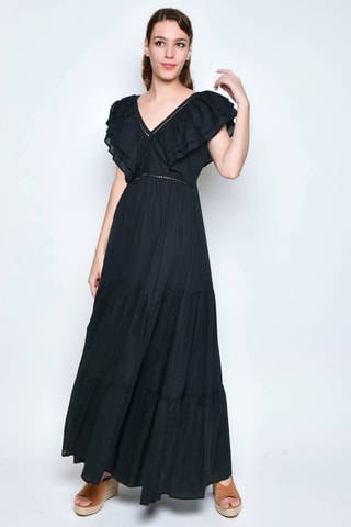 Vestido comprido - Preto - 