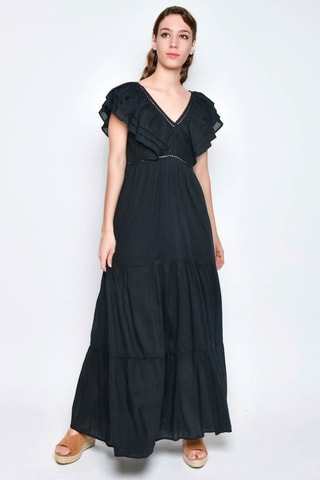 Vestido comprido - Preto - 