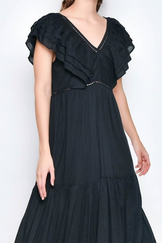 Vestido comprido - Preto - 