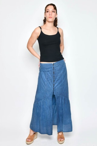 Jupe longue - Bleu