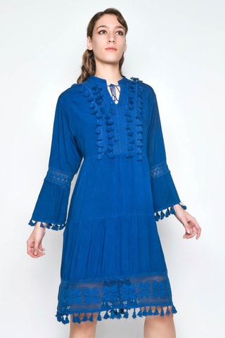 Vestido estilo patinadora - Azul - 