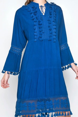 Vestido estilo patinadora - Azul - 