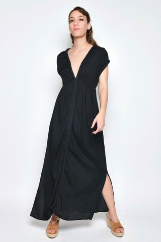 Vestido comprido - Preto - 