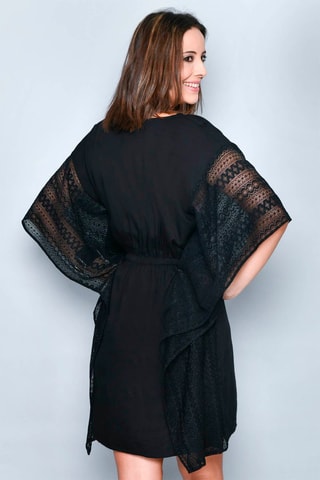 Vestido estilo patinadora Preto - 