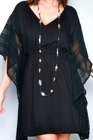 Vestido estilo patinadora Preto - 