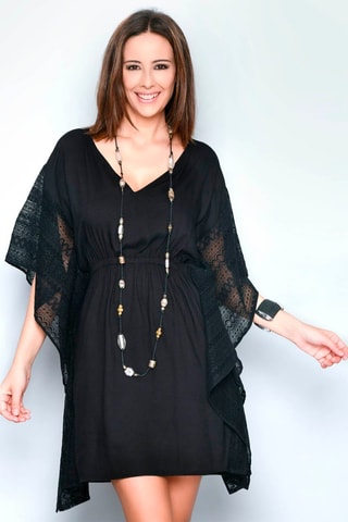 Vestido estilo patinadora Preto - 