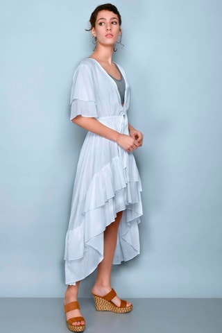 Vestido assimétrico Branco - Branco