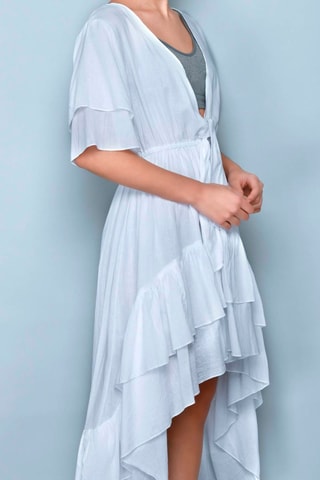 Vestido assimétrico Branco - Branco