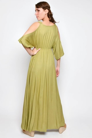 Vestido comprido - Verde - 