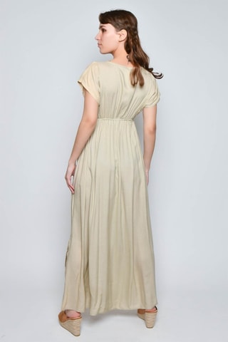 Vestido comprido - Camel - Camel