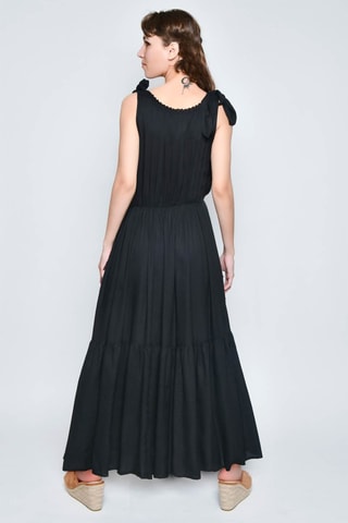 Vestido comprido - Preto - 