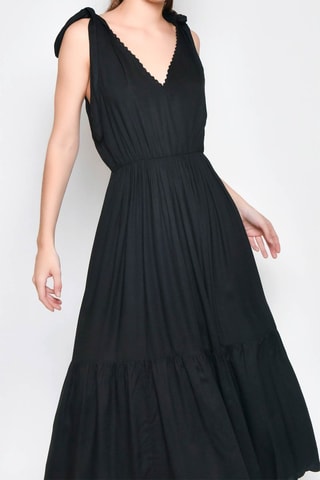 Vestido comprido - Preto - 