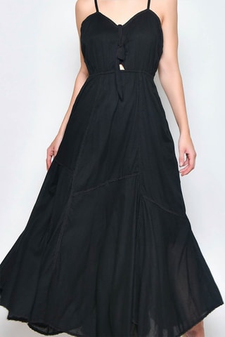 Vestido comprido - Preto - 