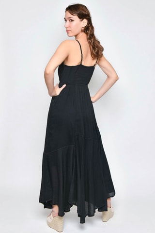 Vestido comprido - Preto - 