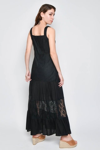 Vestido comprido - Preto - 