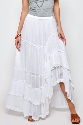 Saia comprida 
Branco - 