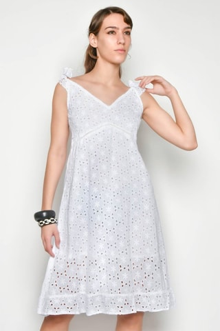 Vestido estilo patinadora - Branco - 