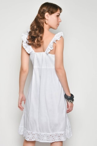 Vestido estilo patinadora - Branco - 
