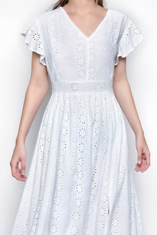 Vestido comprido - Branco - 