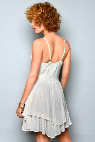 Vestido trapézio Branco - 