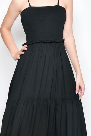 Vestido comprido - Preto - 