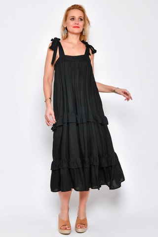 Vestido comprido 
Preto - 