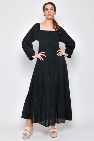Vestido comprido 
Preto - 