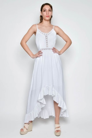Vestido comprido - Branco - 