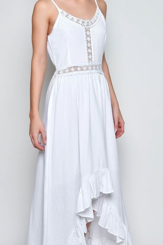 Vestido comprido - Branco - 