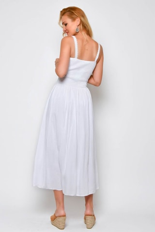 Vestido comprido 
Branco - 